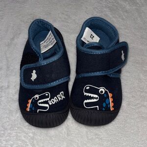 (3 for $10) Kids Dinosaur Shoes - Navy Blue